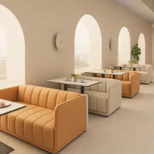 Custom Couch in Restaurants