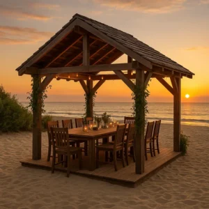 Custom Made Gazebo for Outdoor Dining