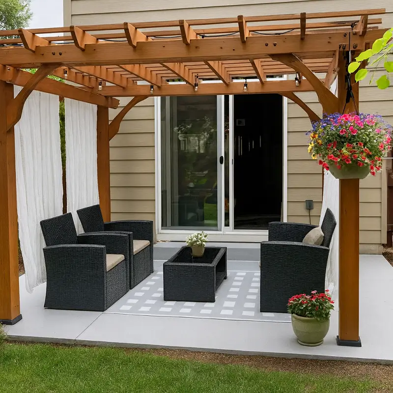 Custom Made Pergolas Dubai in Patios