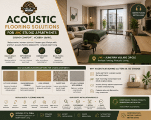 Read more about the article Acoustic Flooring Solutions for JVC Studio Apartments
