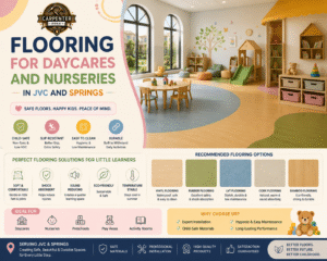 Read more about the article Flooring for Daycares and Nurseries in JVC and Springs
