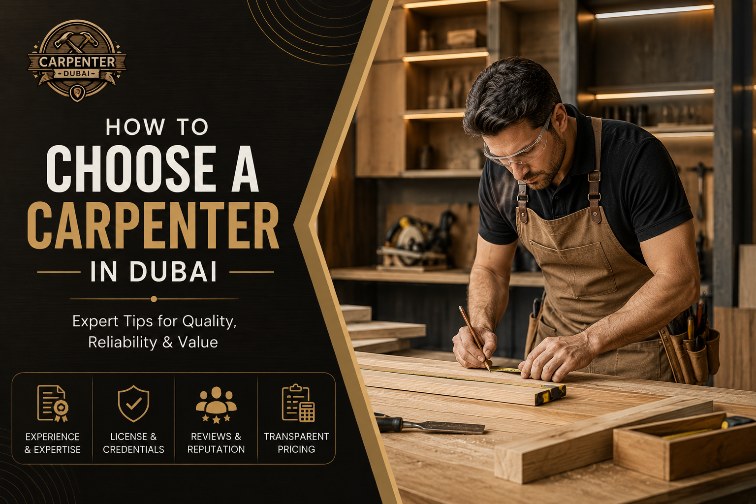Read more about the article How to Choose a Carpenter in Dubai