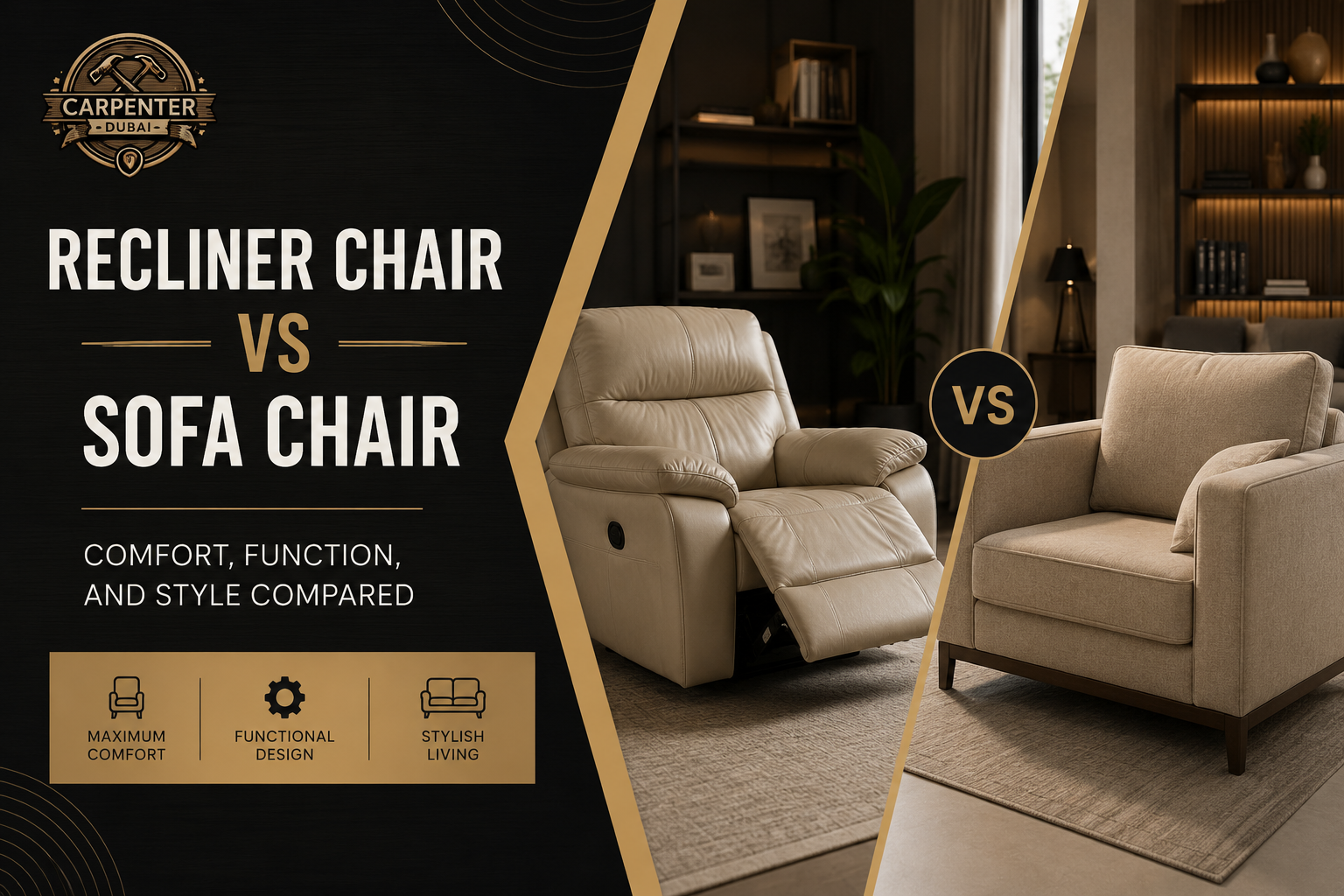 Read more about the article Recliner Chair vs Sofa Chair